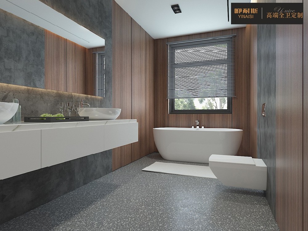 整體浴室柜怎么設計好 浴室柜與梳妝臺組合